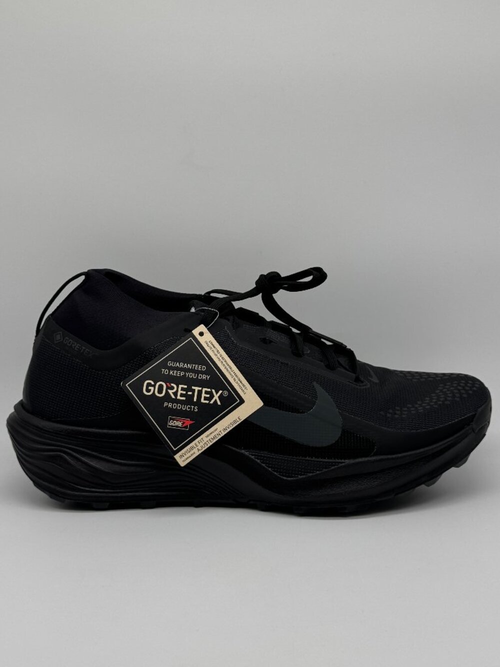 Nike ACG Mens Pegasus Trail GTX Black Shoes Sz 10.5 New Waterproof IQ1084-002